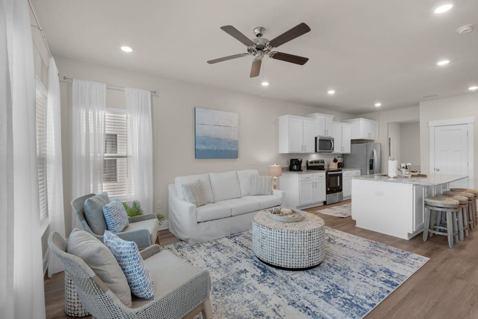 Open Concept Kitchen to Family Room