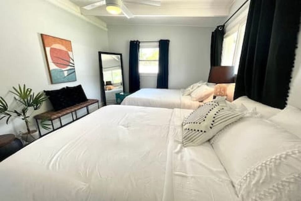 2nd Bedroom: Two Queen Beds, Full Body Mirror
