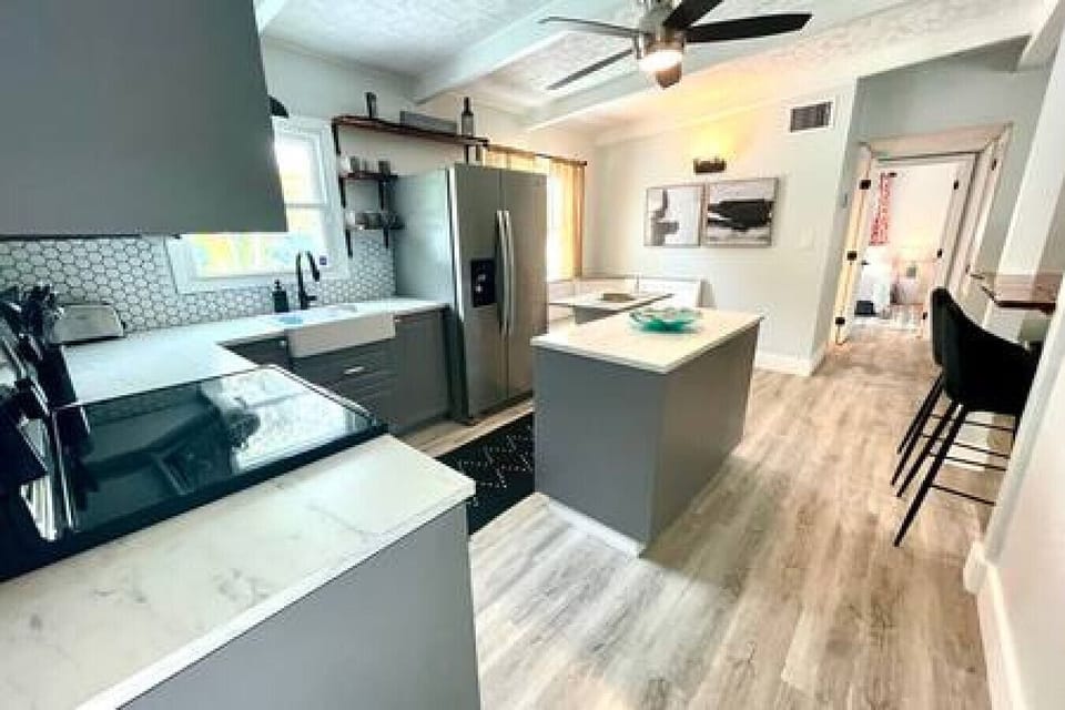 Fully Stocked Modern Kitchen with Kitchen Island Perfect for Yummy Cooking Activities