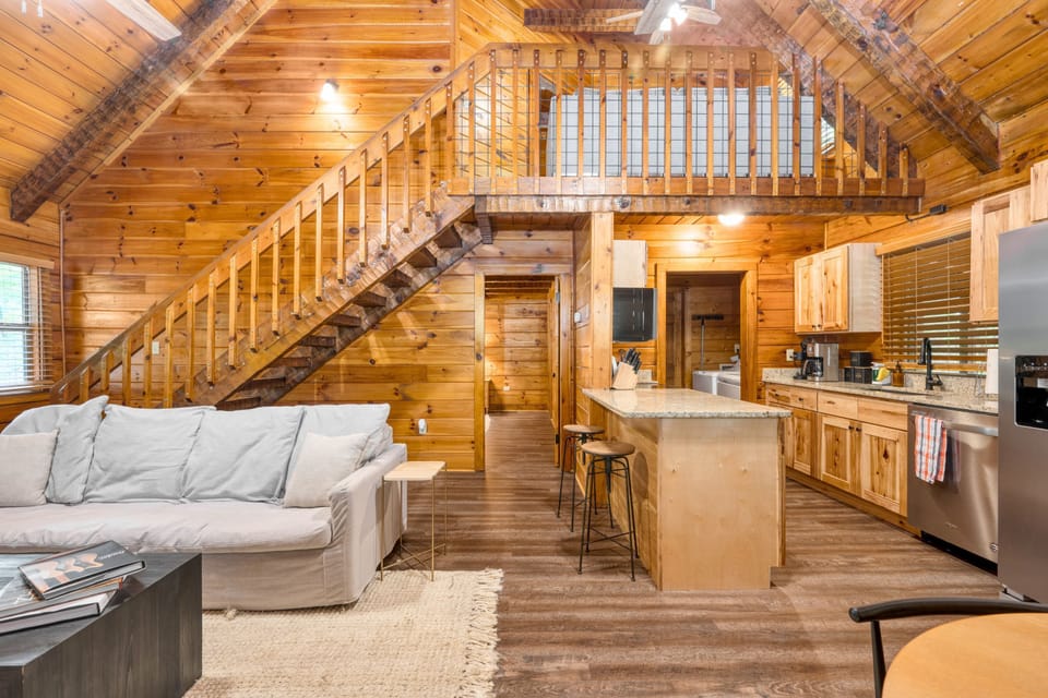 Cozy interior.