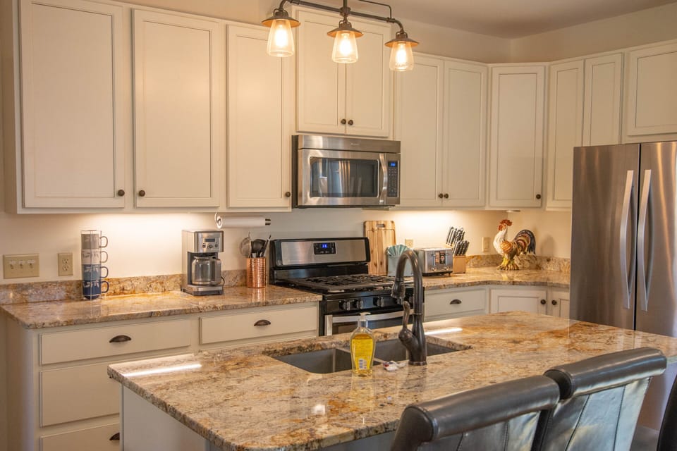 All the stainless appliances you need...