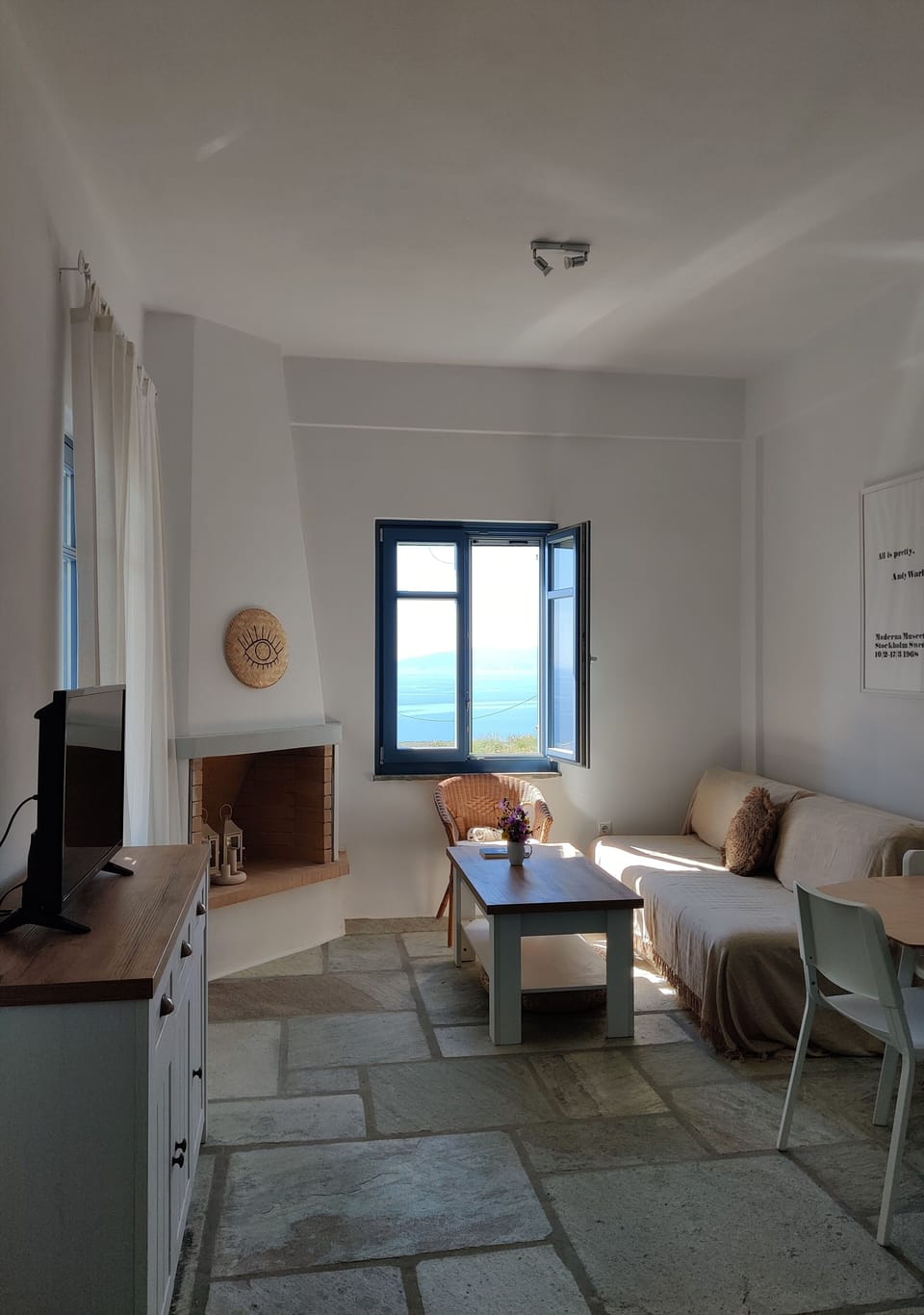 The living-room space