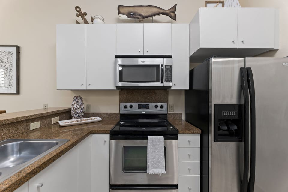 Get groceries from the Blue Marlin grocery and whip up a meal. 