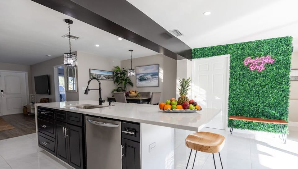 Cook in style with our modern kitchen, equipped for any chef. Explore more for a tasty vacation!