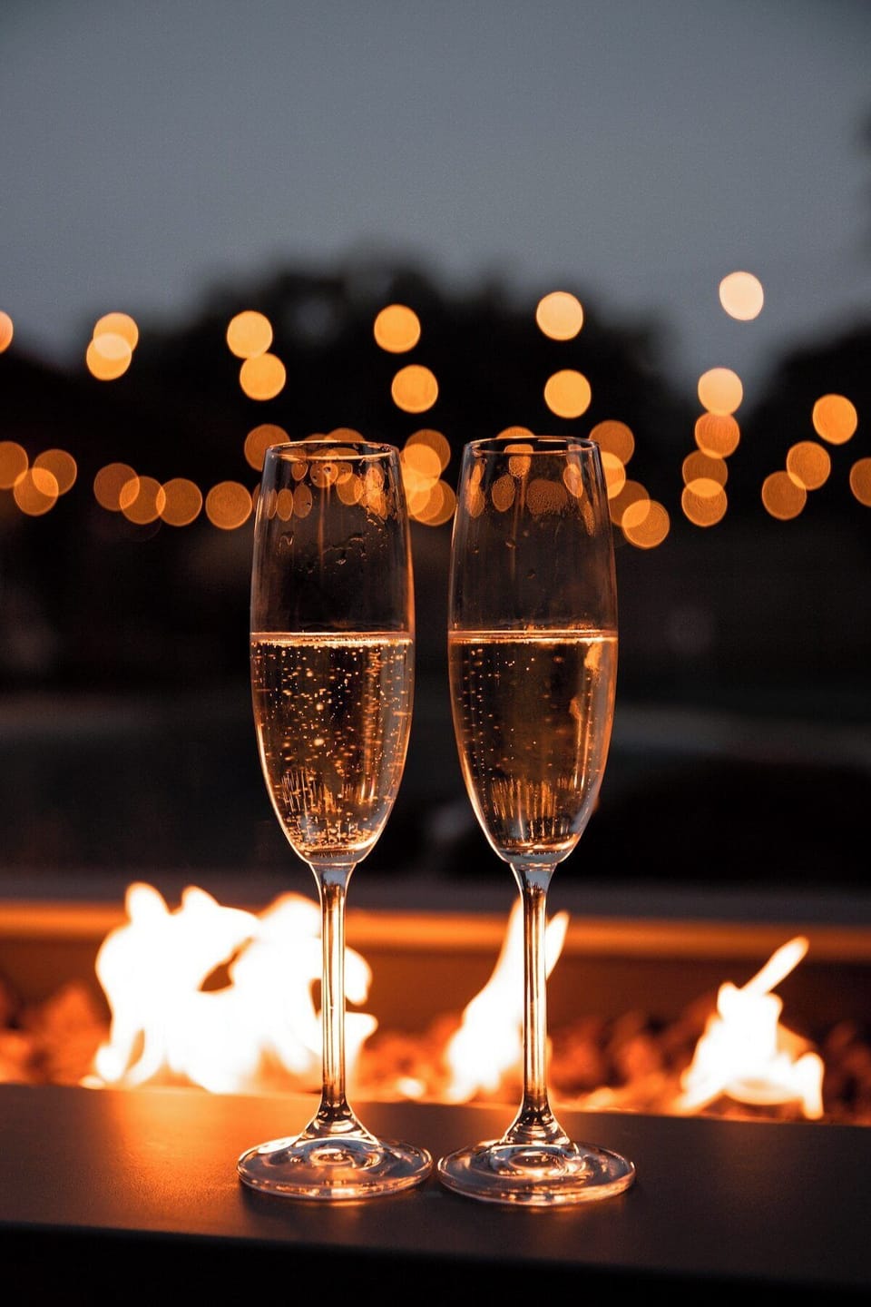 Let the warmth of the fire and the chill of champagne perfect your evening. Peek more & plan your stay!