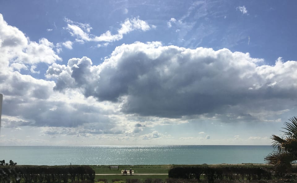 Infinity views from all three floors