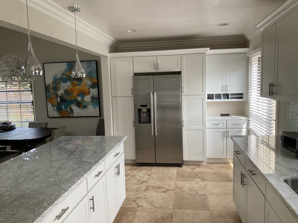 Open concept kitchen