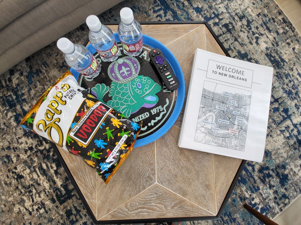 Always a little welcome package!