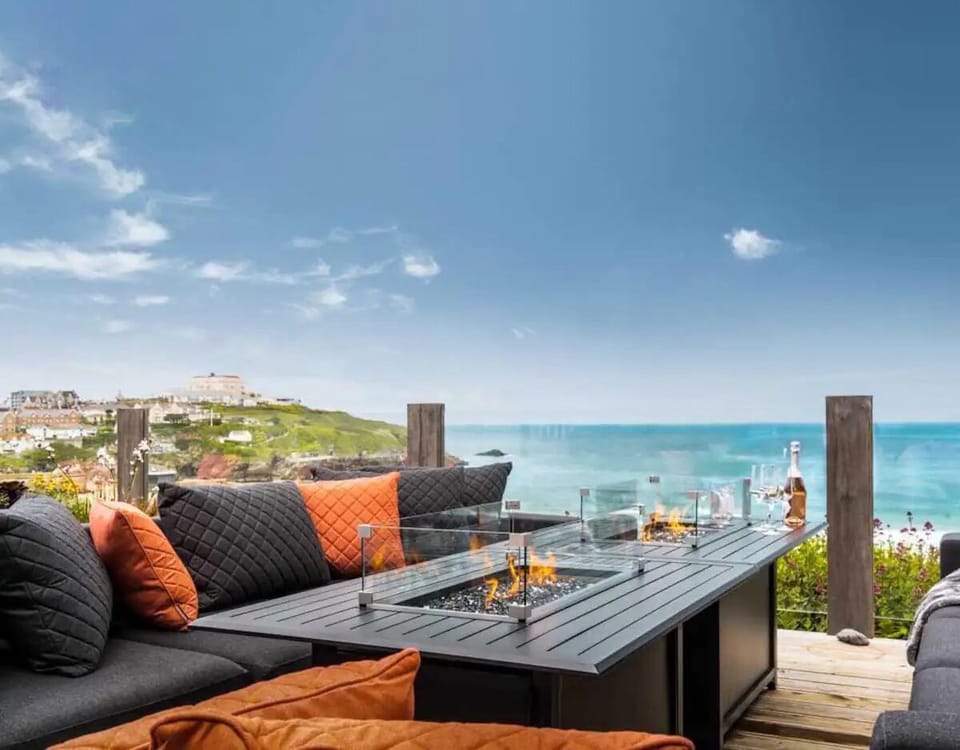 Beautiful, social outside seating area