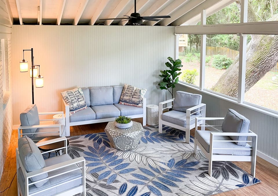 The reason for the name!  A beautiful porch with comfortable seating for all! 