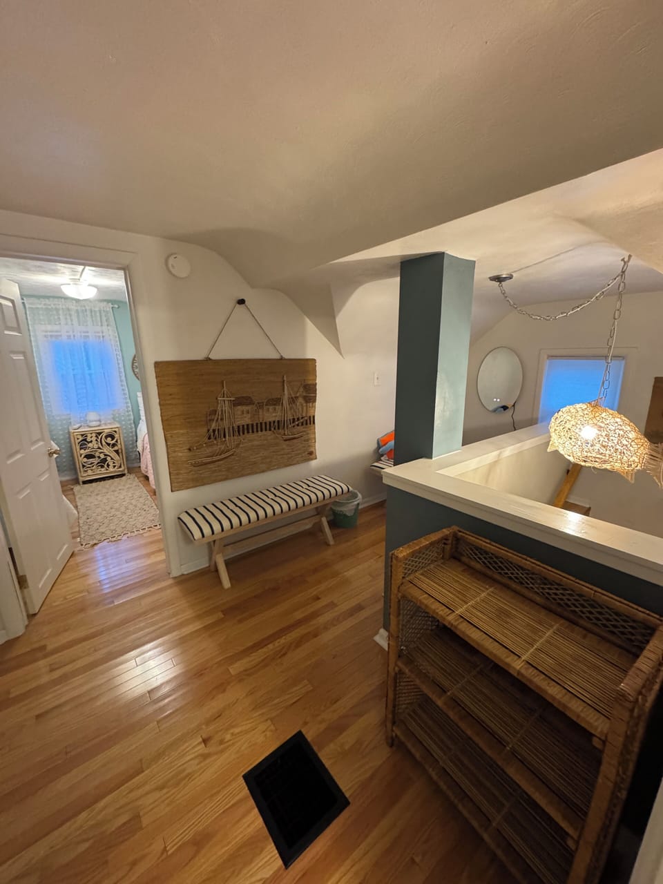 Upstairs hallway area between 2 bedrooms