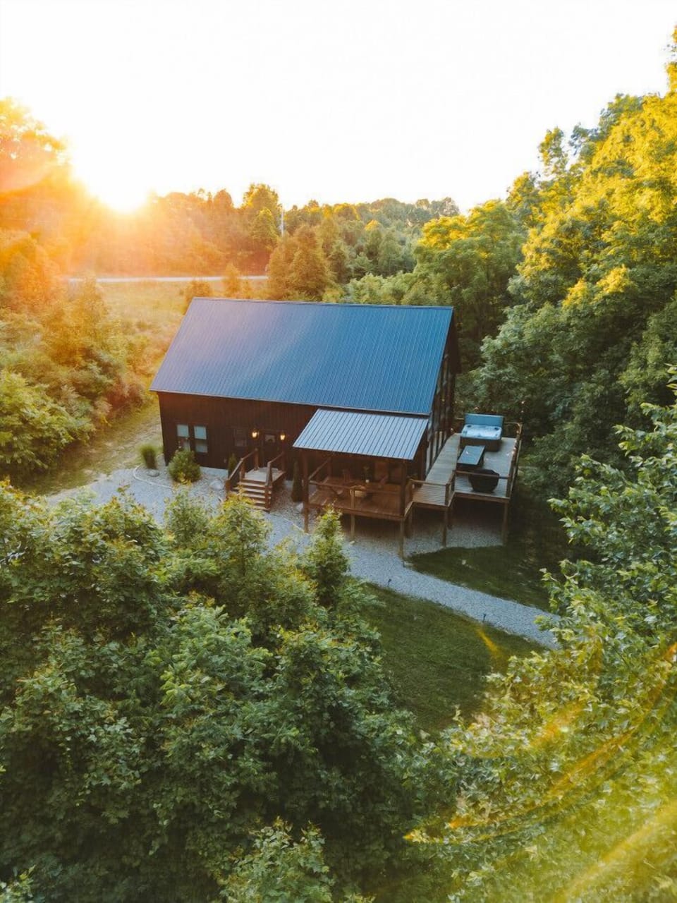 An exterior view: Welcome to The Everwoods Lodge!