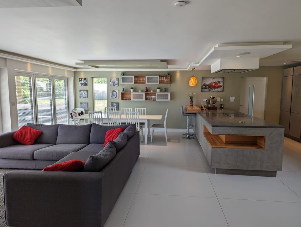 This is the hub of the house, perfect for entertaining.