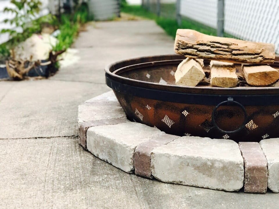 Fire pit on back patio for great late night hang-outs. Camp chairs provided!