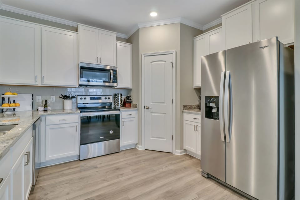 All appliances including Keurig latte maker, standard coffee maker, Instant Pot/Air Fryer Combo, toaster, blender, electric can opener, blender, and more!