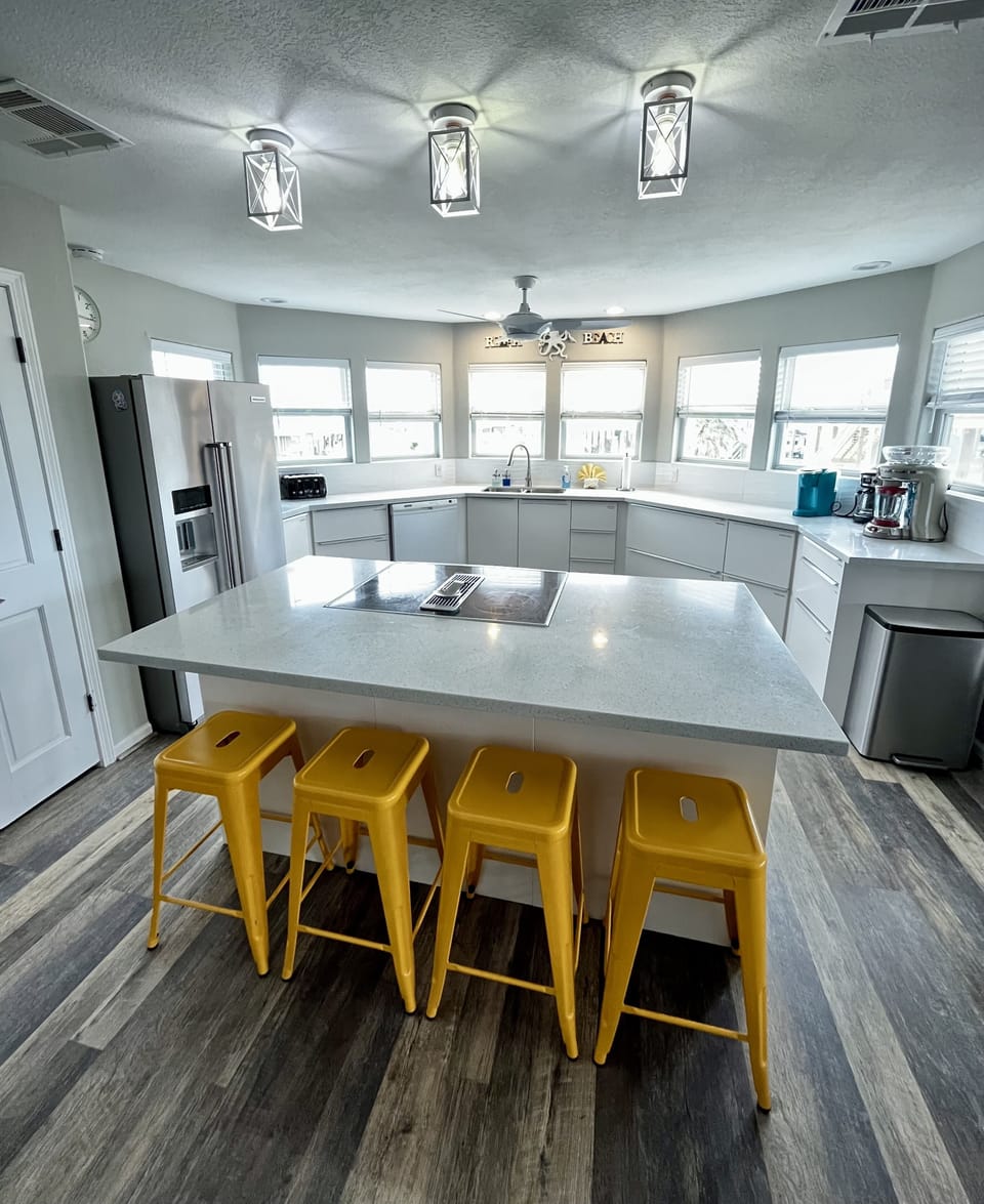 Fully stocked kitchen 