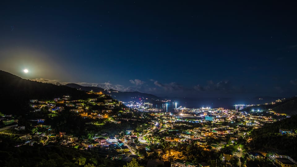 Captivating view of the city during the night