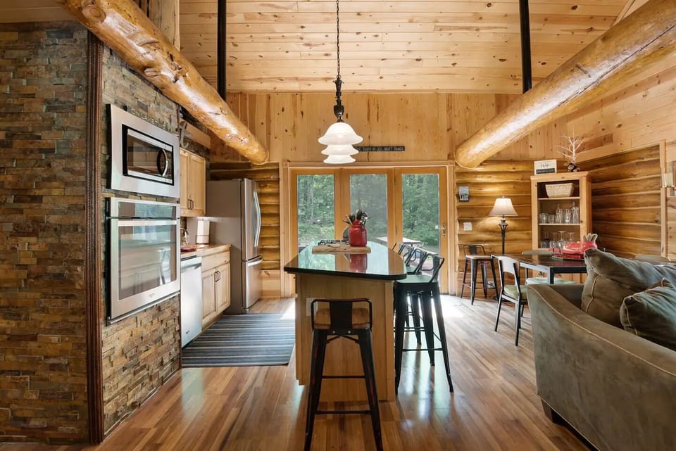 Kitchen, Dining Area, Patio Door