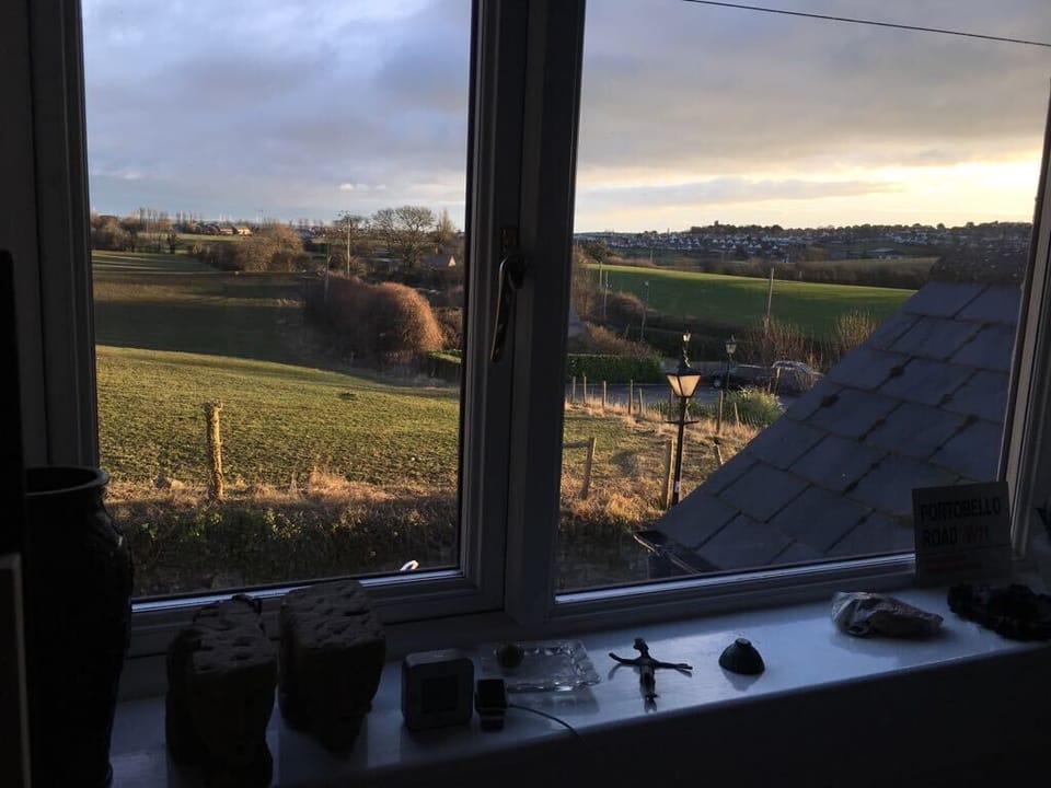 Fabulous views from one of the double bedrooms!