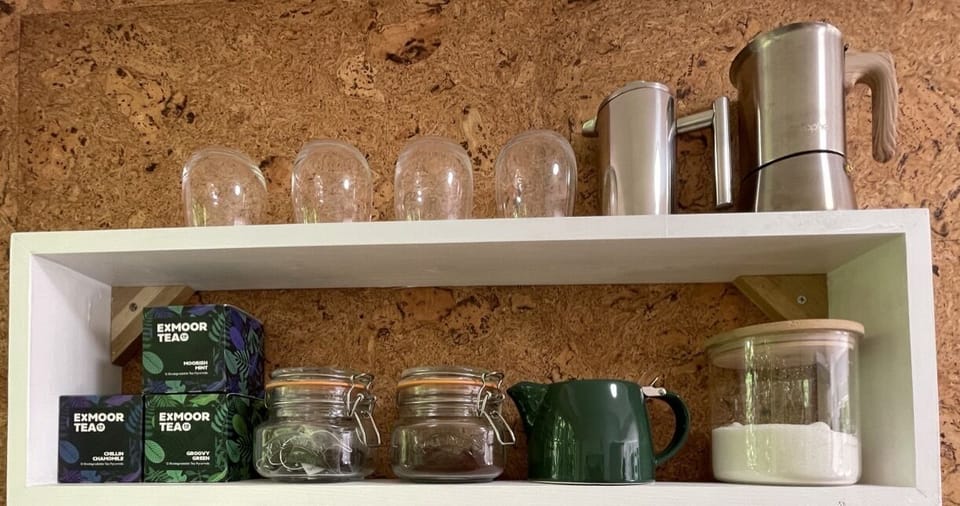 Exmoor teas and local coffee