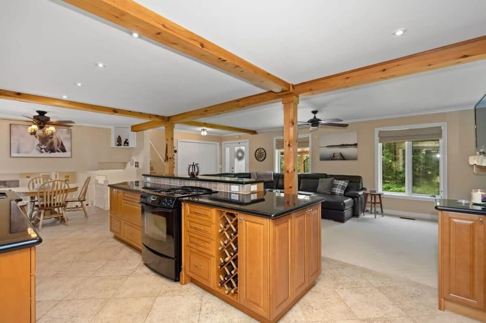 Open Concept Kitchen and Living Room