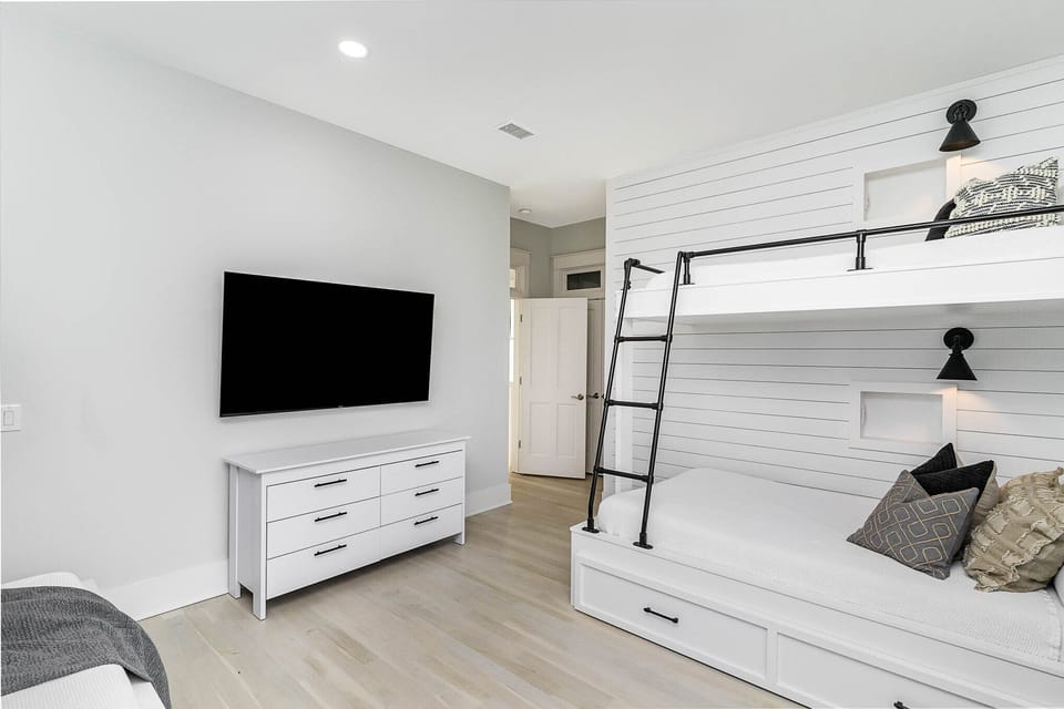 Two custom bunk beds w/ twin over full with full trundle