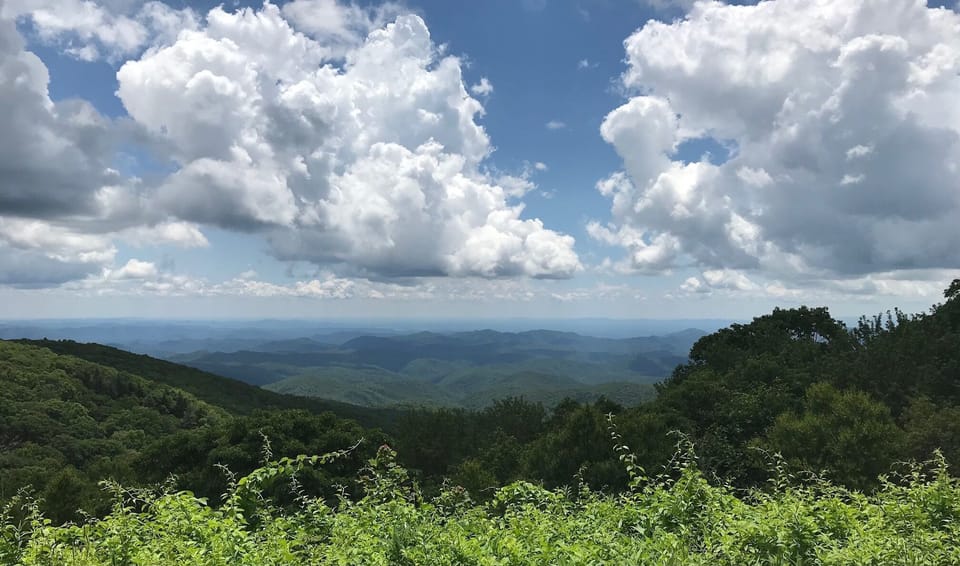 We are nestled in the mountains