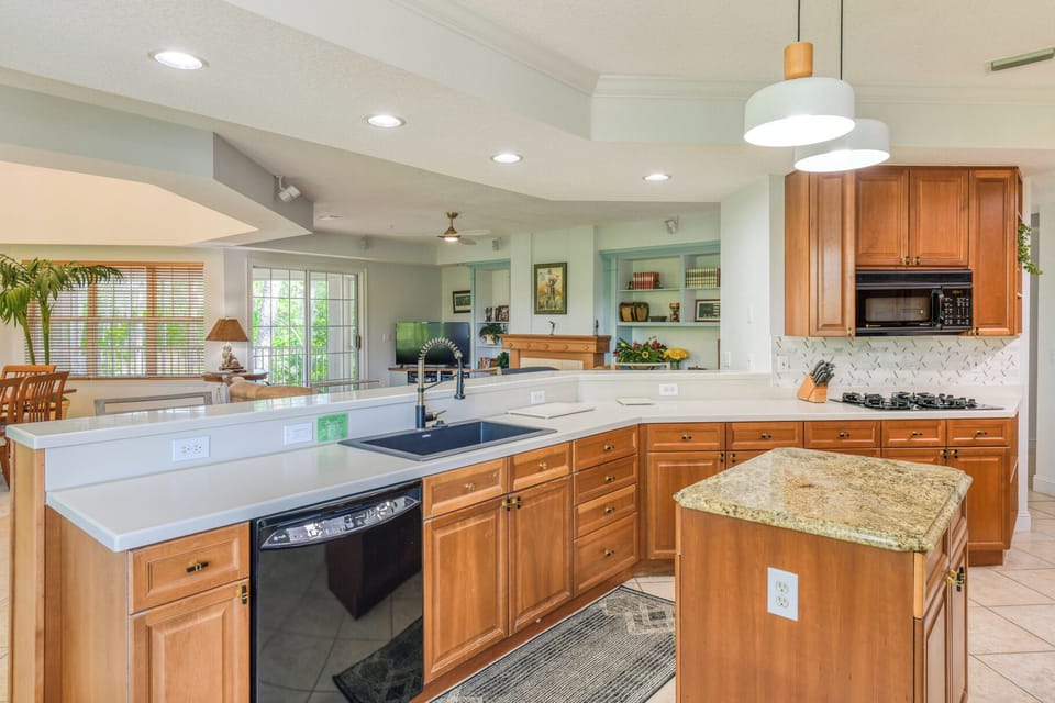 Kitchen to Living Area