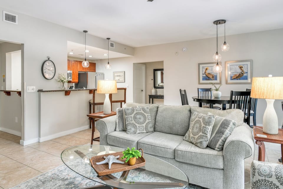 Living area to Dining & Kitchen