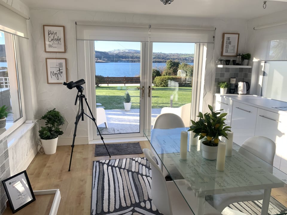 Dining with a view.