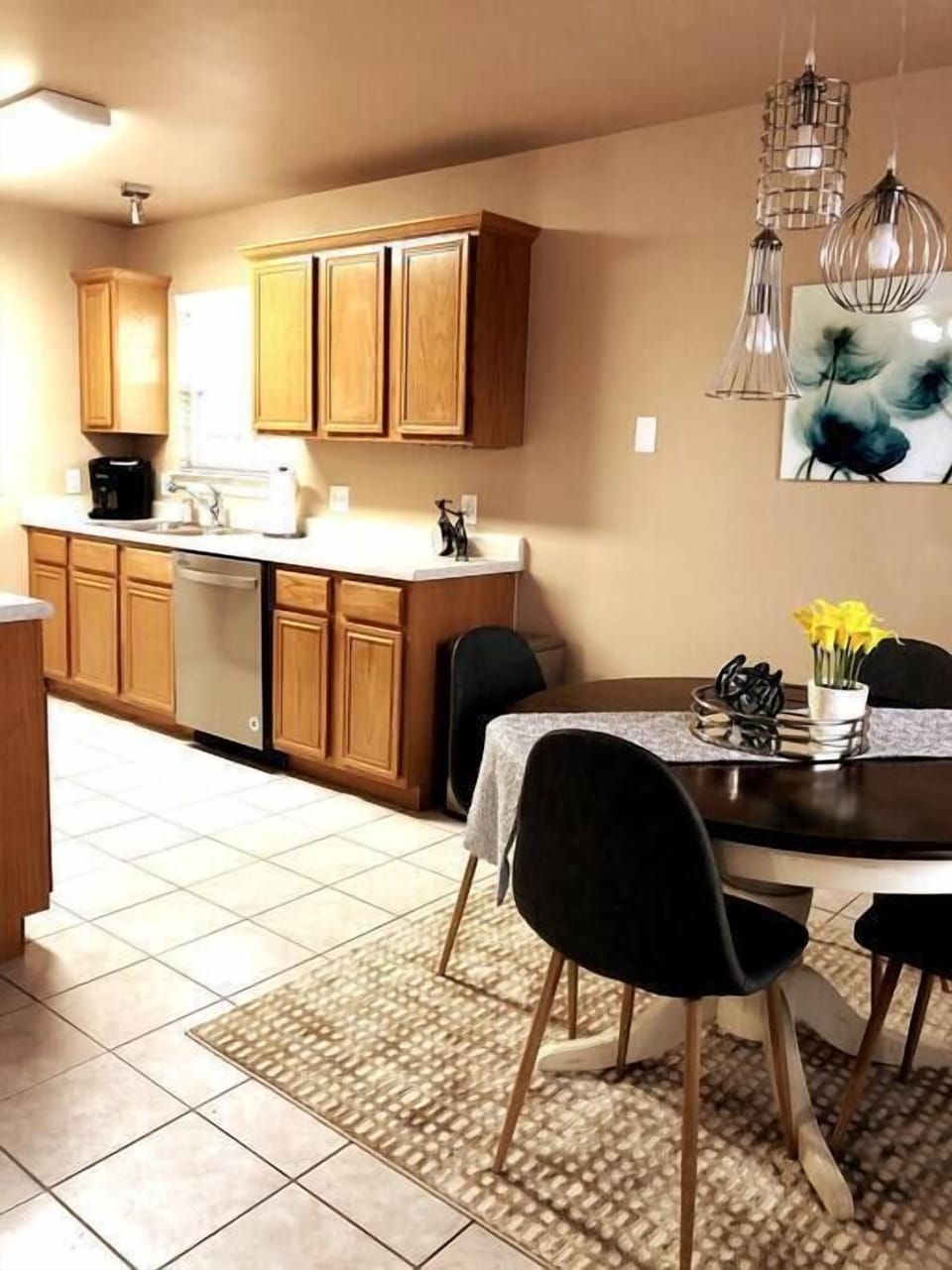 Fully stocked kitchen