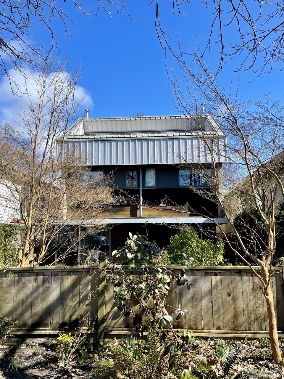 A custom duplex built in 2003 by celebrated Vancouver architects BattersbyHowat.