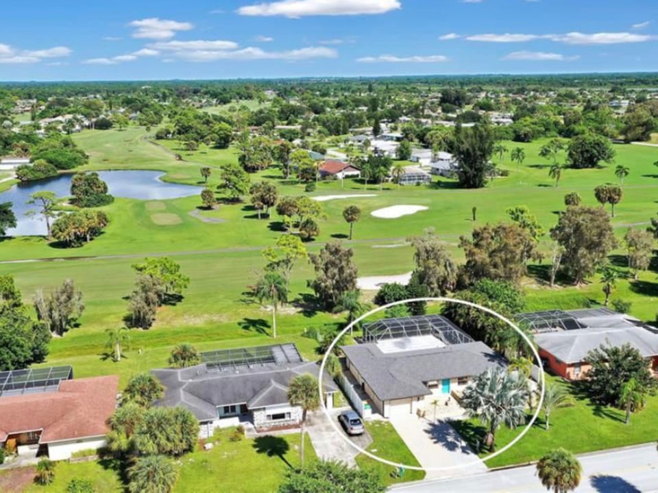 Golf course backyard!