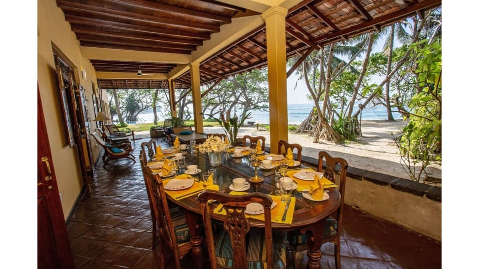 Living and dining on the verandha