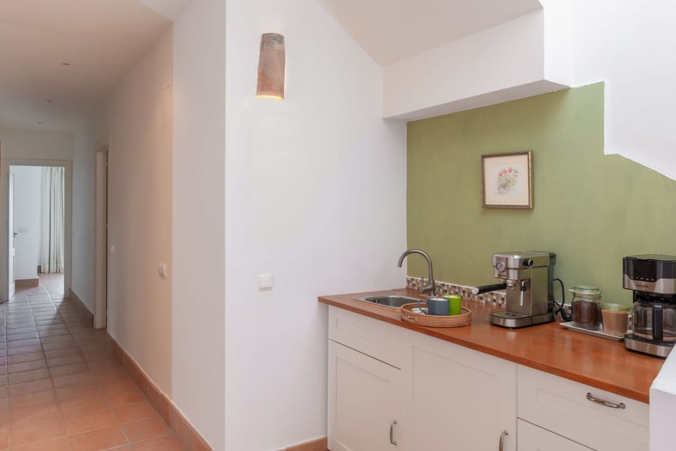 Coffee Bar w/ under counter refrigerator 