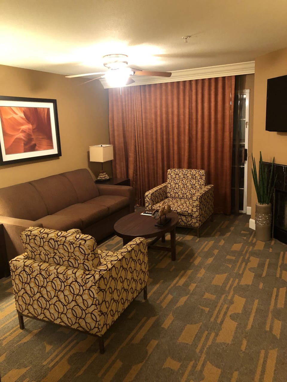 Living Room with sofa bed