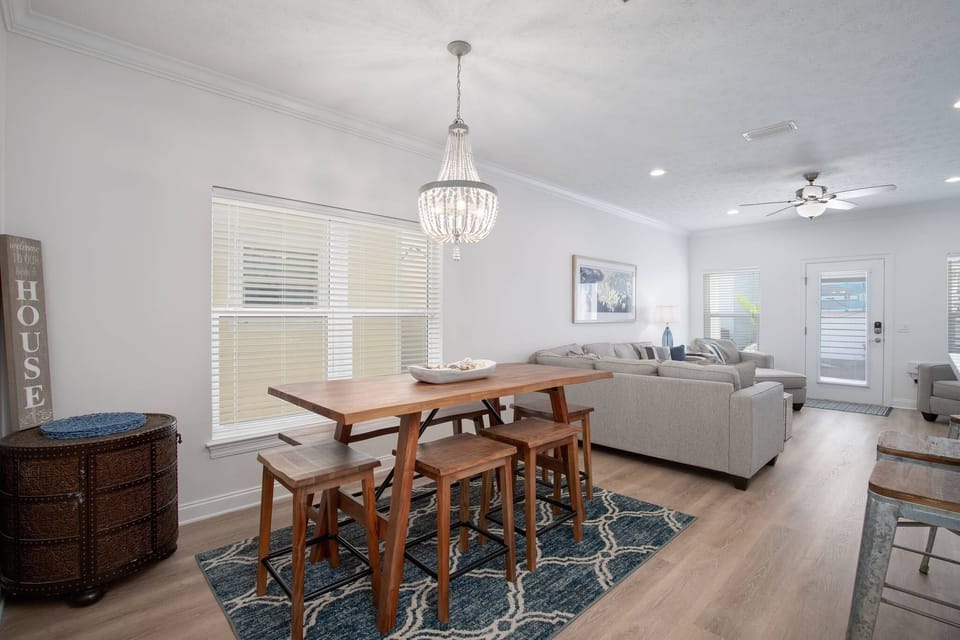 Beautiful dining area. Seating for 11