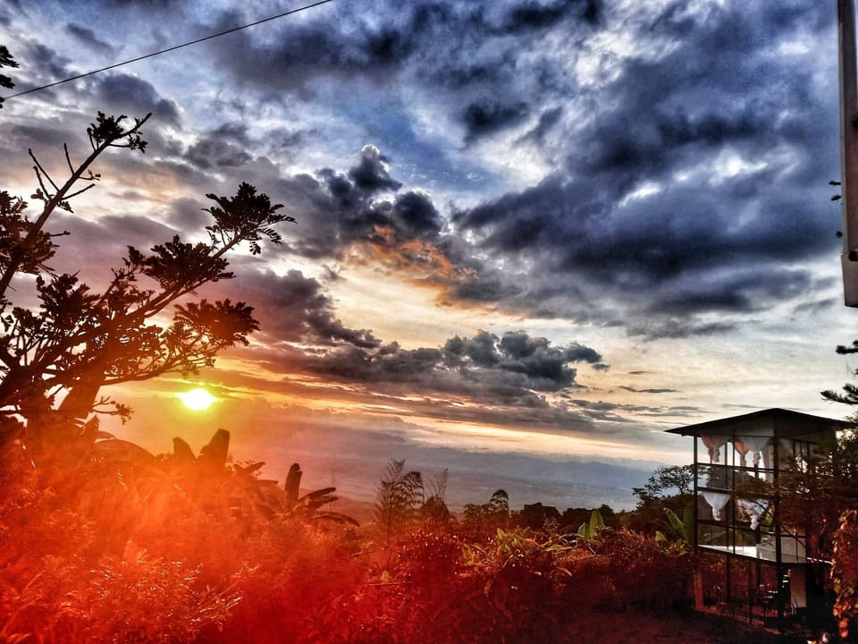 Our sunsets at Cristal House Glamping are incredible!