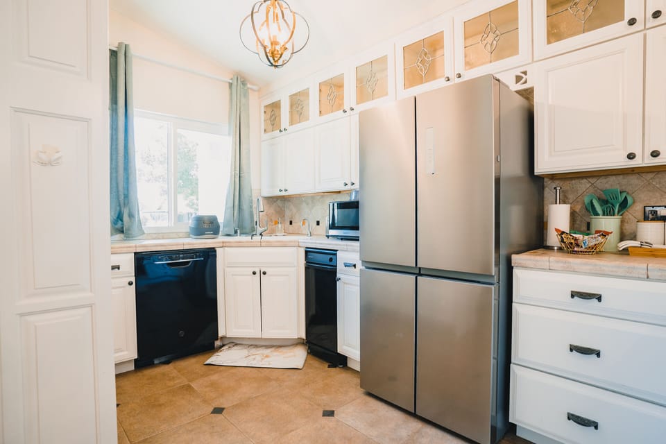 Kitchen fully equipped with cooking essentials for you to create delicious meals