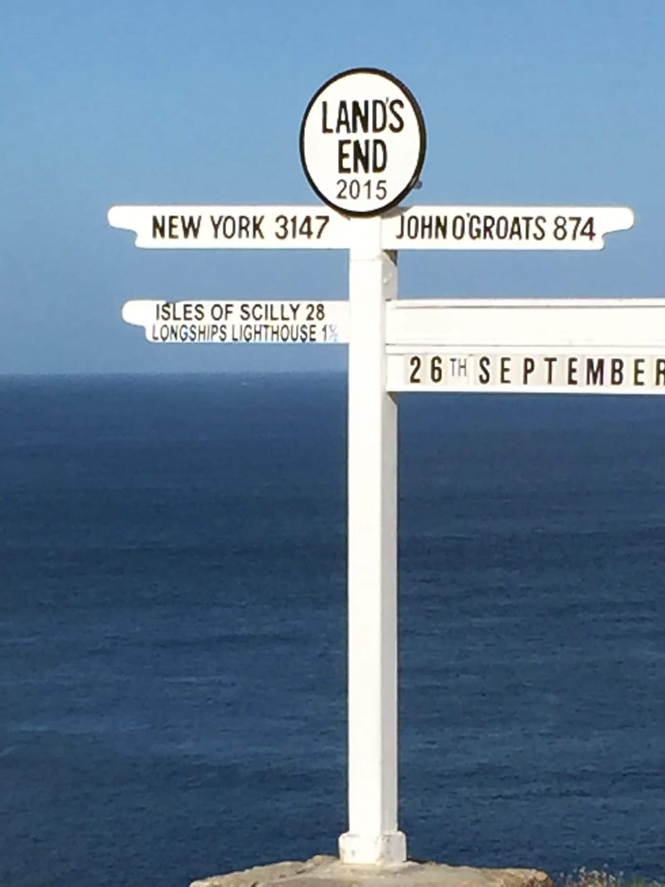 Lands End sign post