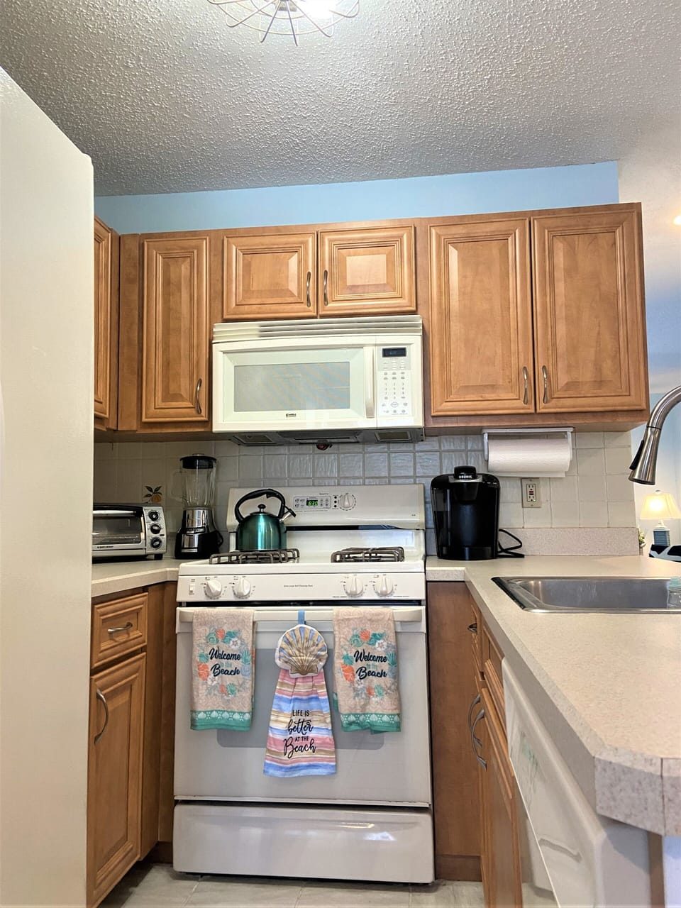 Kitchen with all the items needed to cook a wonderful dinner.