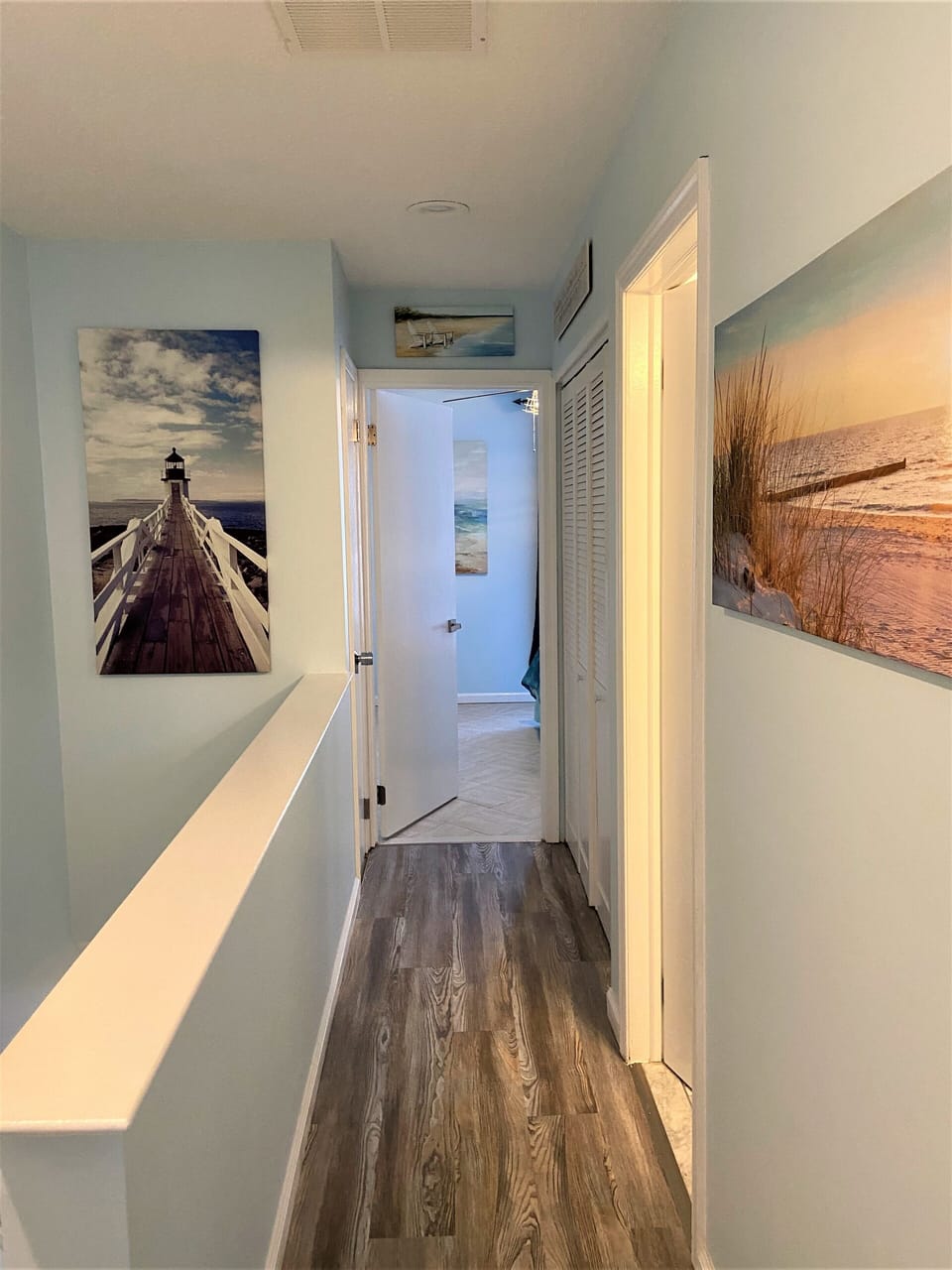 Hallway to other bedroom
