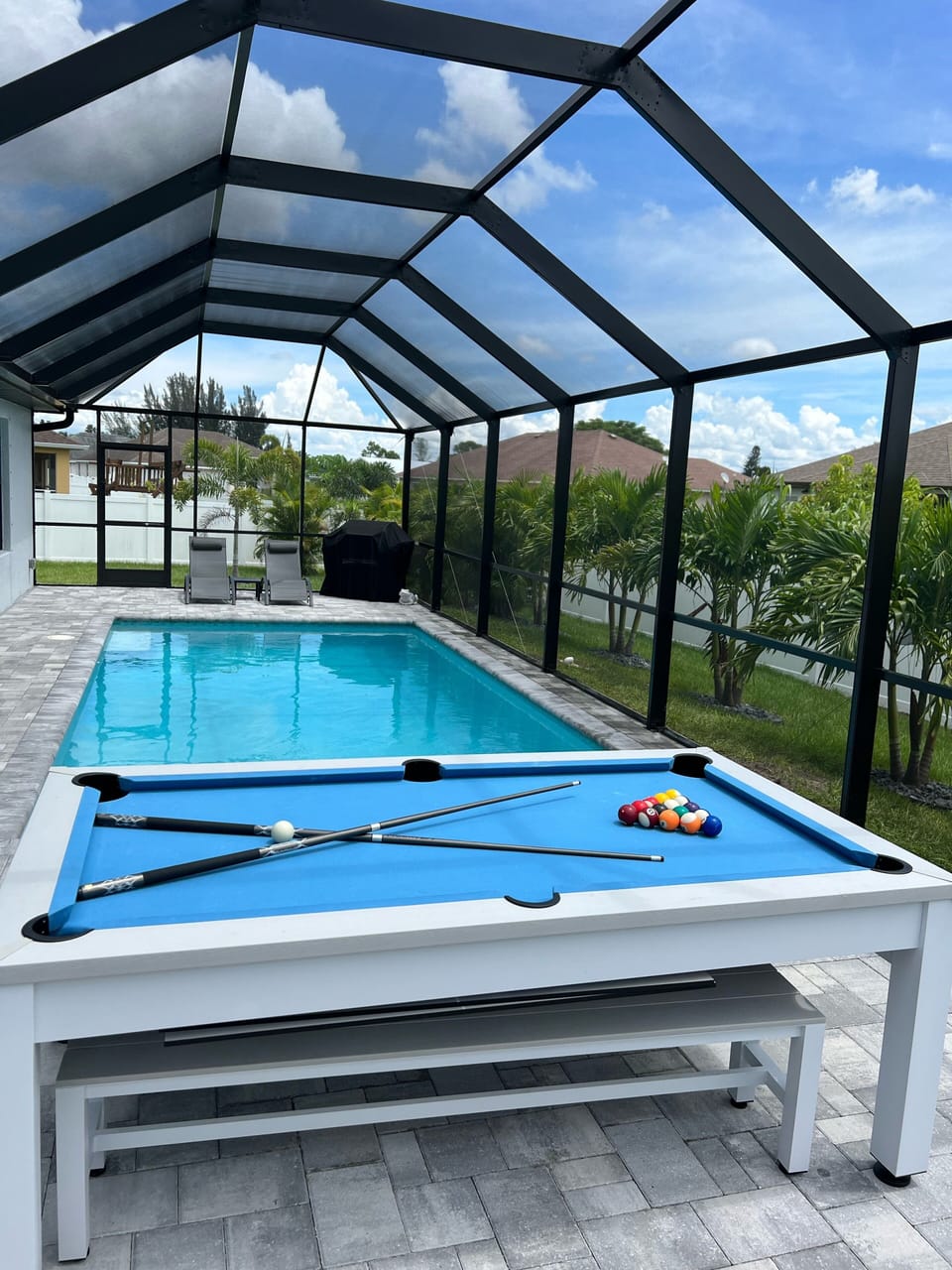 Outdoor Oasis, Pool Table & Beautiful Salt Water Pool