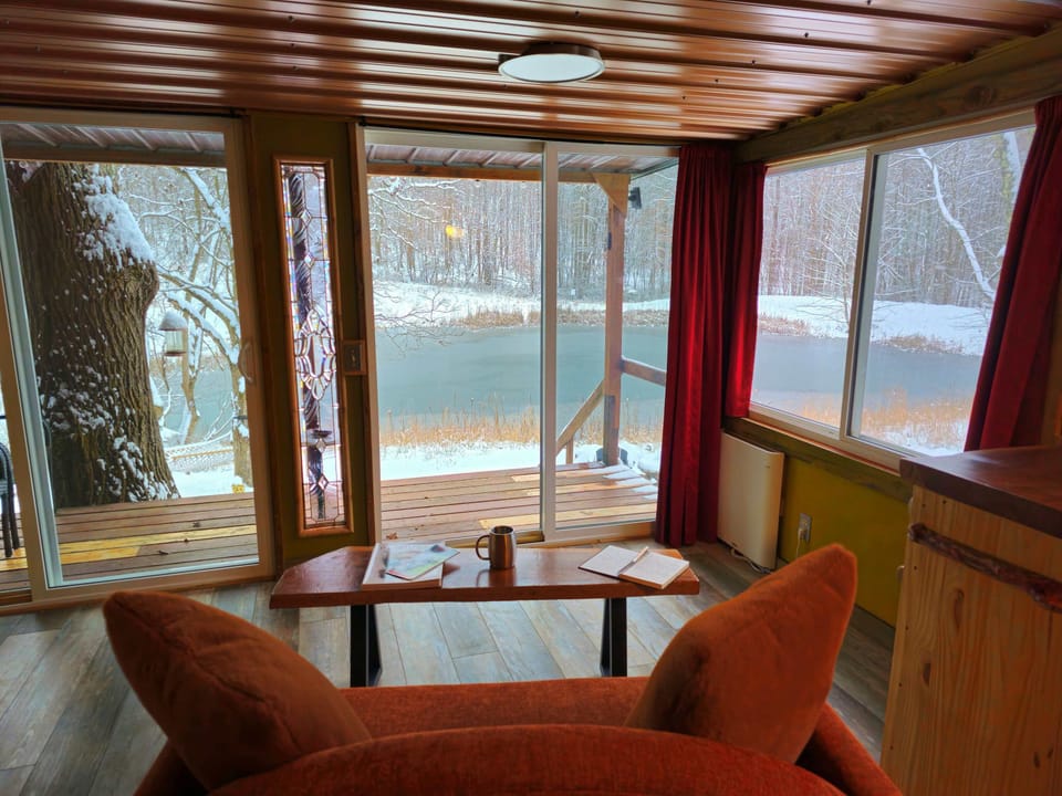 Your waterview is beautiful - no mater what season you visit.