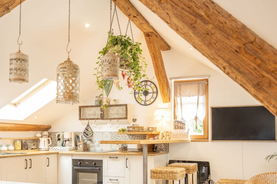 Open-plan kitchen and living room