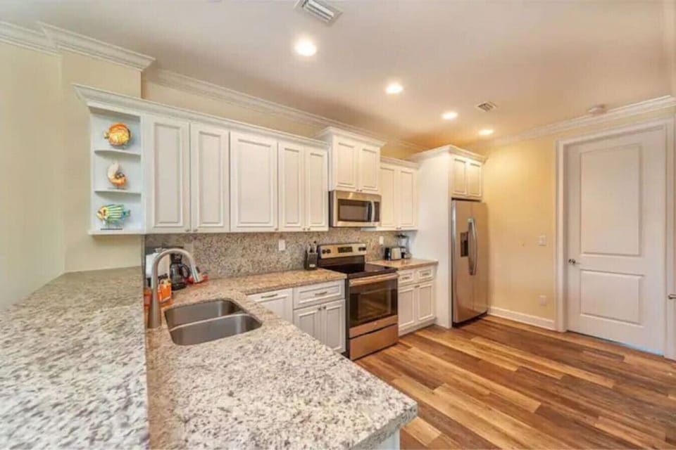 Fully Stocked Kitchen for creating yummy meals for the whole crew
