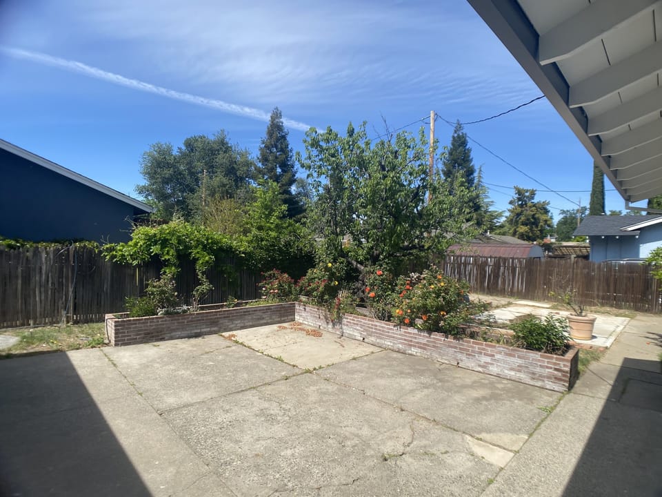 Back patio
