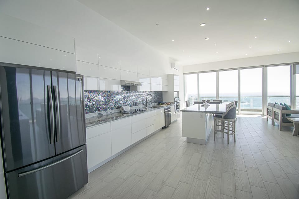 Open Kitchen with Incredible Ocean Views