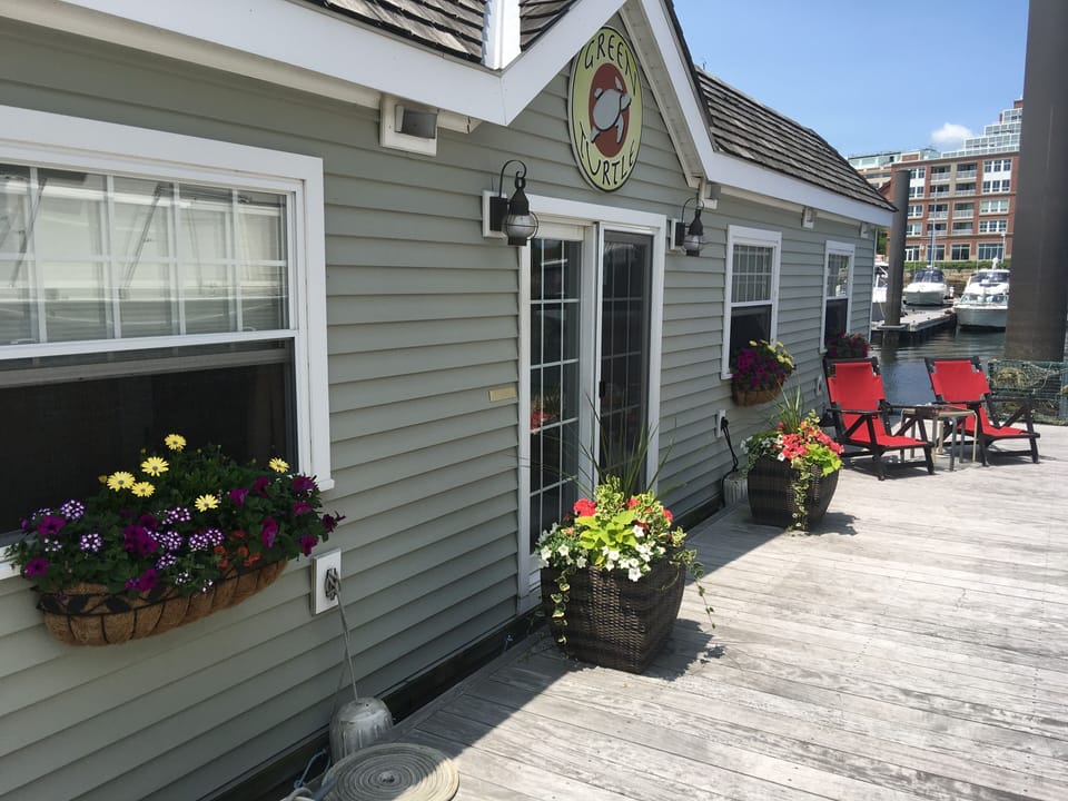 Enjoy your morning coffee or evening beverage on the dock!