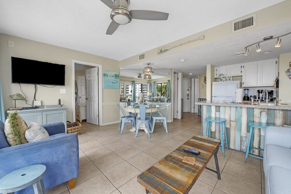 Bar and Stools - Main Living Area